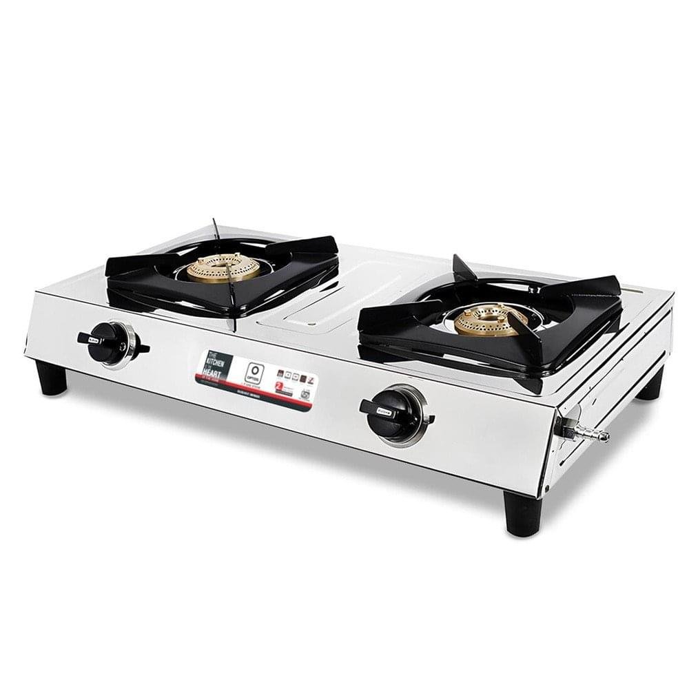 OPTIZEL KONYA 2 Burner LPG Gas Stove | Stainless Steel Body | Heavy & Strong Build | Compact Design | 2 Year Warranty | Free Delivery OPTIZEL KONYA 2 Burner LPG Gas Stove | Stainless Steel Body | Heavy & Strong Build | Compact Design | 2 Year Warranty | Free Delivery